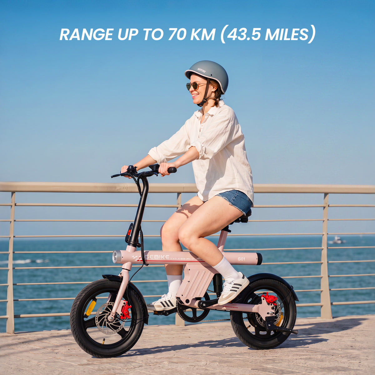 GEBIKE Global G01 Compact Folding Electric Bike 36V 13.5Ah Battery
