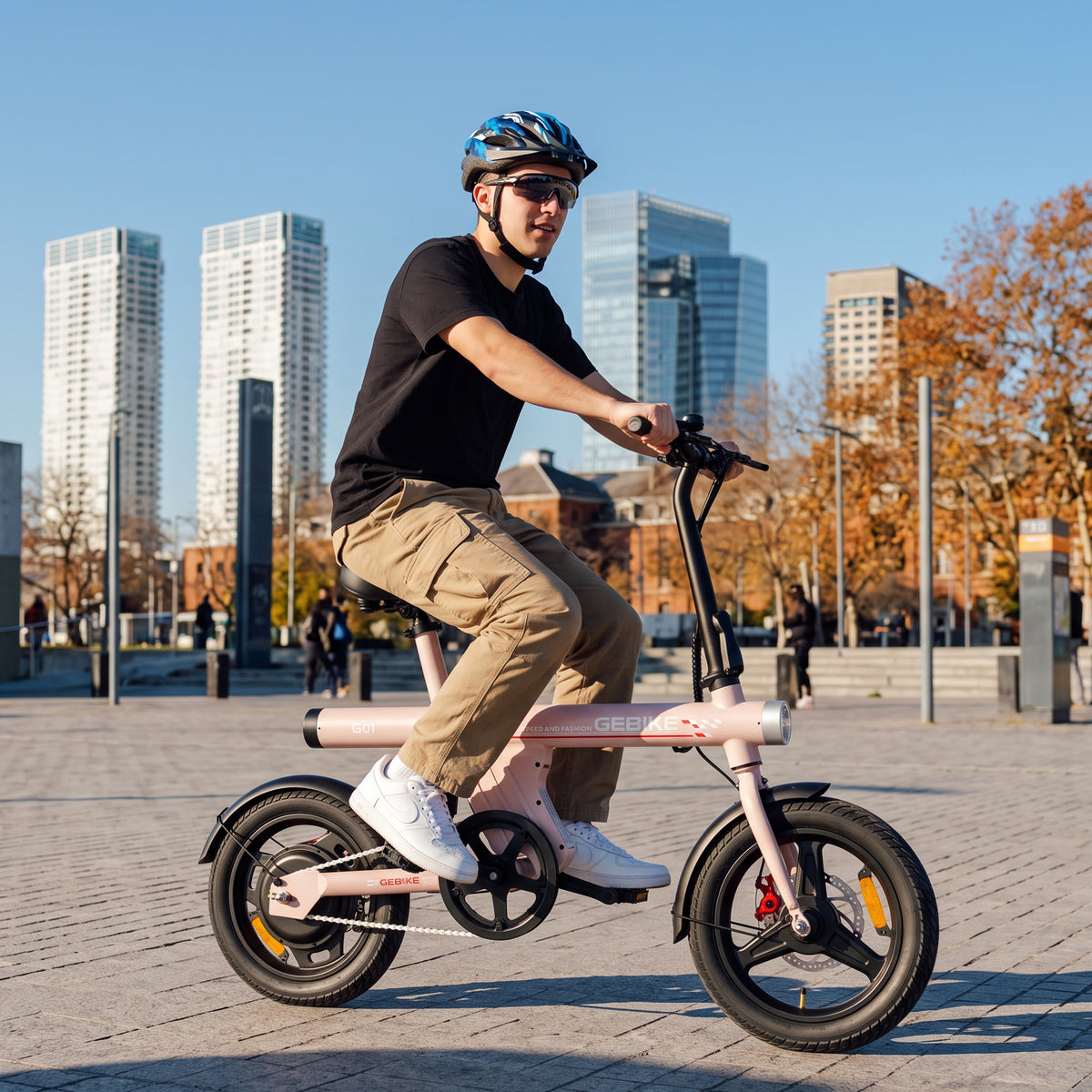 GEBIKE Global G01 Compact Folding Electric Bike 36V 13.5Ah Battery