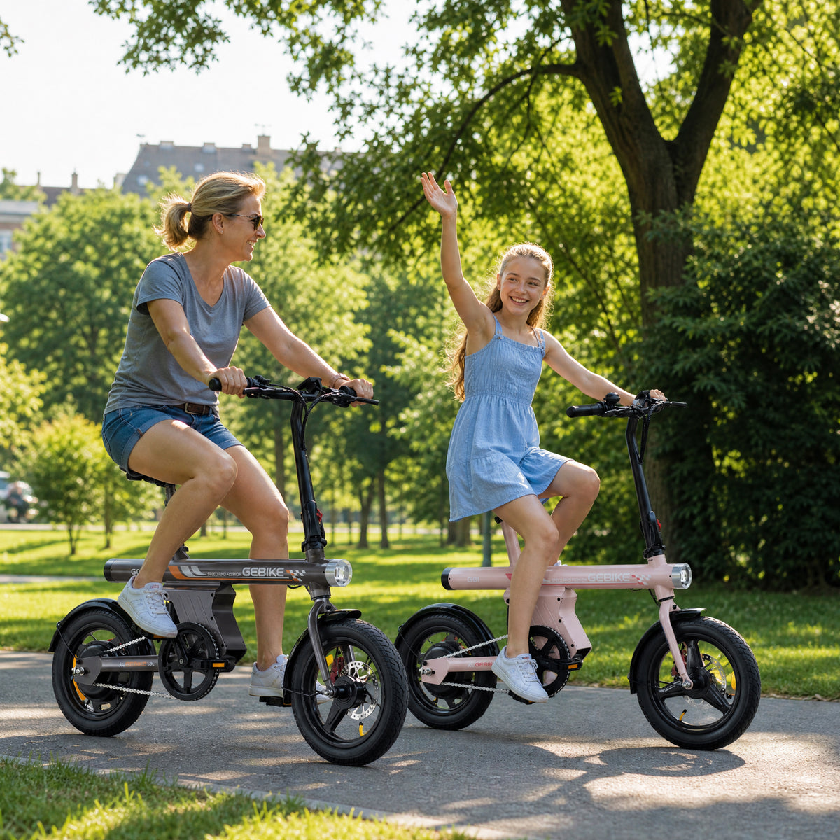 GEBIKE Global G01 Compact Folding Electric Bike 36V 13.5Ah Battery